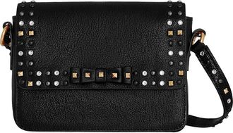 Rebecca Minkoff Bowie Stud Leather Crossbody Bag in Black at Nordstrom Rack