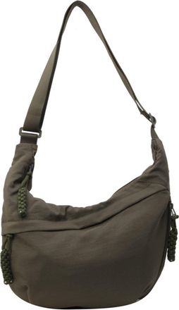 Generic Crossbody Bag, Womens Fashion Plain Color Nylon Hobo Bag Adjustable Strap Crescent Crossbody Bags (Green,One Size)