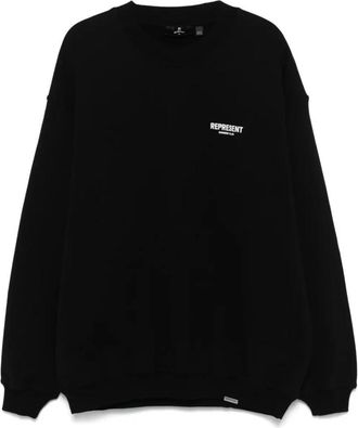 Represent Exclusieve Club Sweatshirt - Heren - Sweatshirts - Zwart - L - Katoen - Hoodies & sweatvesten