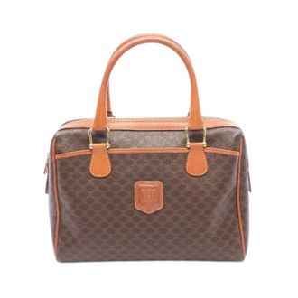 Celine Pre-owned Handbags, female, Brown, Size: ONE SIZE Pre-owned Macadam Coated Canvas Handbag
