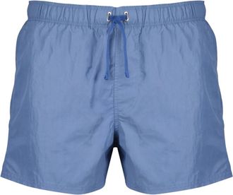 Givenchy Swim Shorts met Paris Borduurwerk - Heren - Strandmode - Blauw - L - Polyester - Badmode