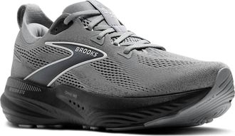 Brooks Mens Glycerin 22 Gts Running Shoes In Primer Grey/ebony/bluewash