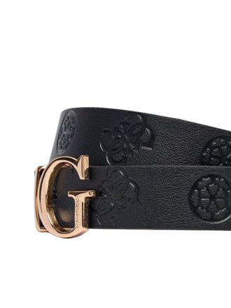 Guess Womens Belt Black Polyester Accessories