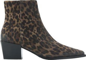 VIA VAI Kate Malina luipaardprint enkellaarsjes - Dames - Cowboylaarzen - Veelkleurig - 41 EU - Leer - Schoenen