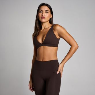 MyProtein MP Mujer Tempo Triangle Sujetador - Cacao - XS