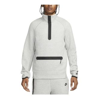 Nike Tech Fleece Half Zip Sweatshirt Asia sizing Grey FB7999-063
