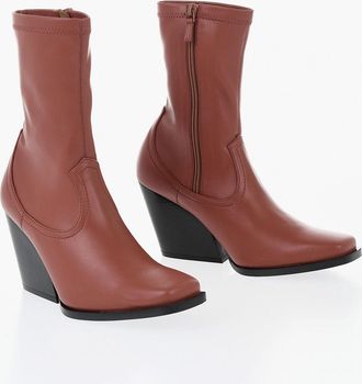 Stella McCartney Stivaletti Texani COWBOY in Eco-Pelle 10cm Stella McCartney