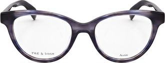 Rag & Bone Ladies Blue Cat Eye Eyeglass Frames RNB3048-2