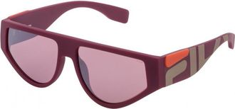 Fila Womens SF9364-57L62X SF9364 57 57L62X Sunglasses - Dark Red - One Size