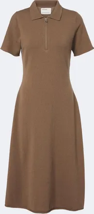Extreme Cashmere N&deg;497 Georgia cashmere-blend polo dress