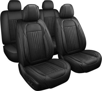 OEM Fundas De Asiento De Coche Universales Y Ajustables Modelo Elegancia Negro