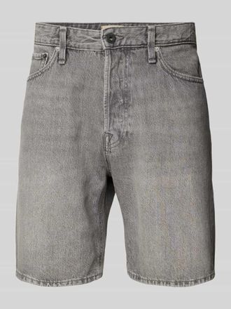 Jack & Jones Jack & Jones Regular Fit Jeansshorts im 5-Pocket-Design Modell CHRIS in Mittelgrau, Gr&ouml;&szlig;e S