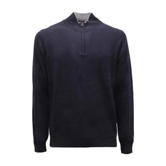 Ferrante Heren, Truien, Blauw, Maat: M Wol