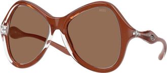 Diesel DL3010U 203373 Mens Sunglasses Brown Size 53