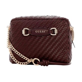 Guess Francy Camera Crossbody - Dames - Schoudertassen - Rood - ONE Size - Leer - Tassen
