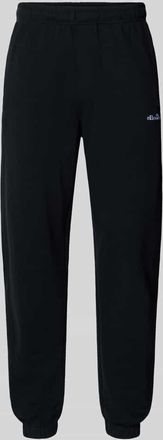 Ellesse Sweatpants mit Logo-Stitching Modell ORVINIO in Black, Gr&ouml;&szlig;e XXL