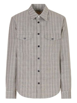 Marni flap-pocket shirt - Grey