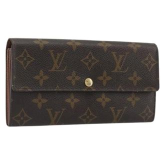 Louis Vuitton Pre-owned Long Wallet - - Pre-owned - Donna - Marrone - ONE SIZE
