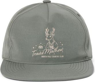 Travis Mathew Frost This Baseball Cap in Dark Olive at Nordstrom