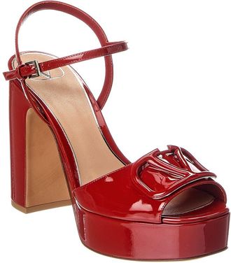Valentino Vlogo 115 Patent Platform Sandal