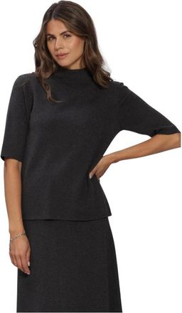 Knit-ted Dames, Truien, Grijs, Maat: XS