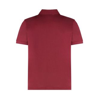 Paul & Shark Embroidered Logo Cotton Polo - Red