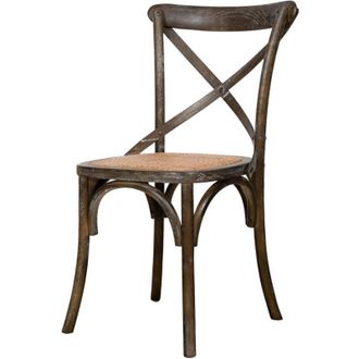 Biscottini International Sedia Thonet vintage 50x90x52 cm Sedia rustica Sedia cucina e sala da pranzo Sedia in legno di frassino e rattan Sedie moderne
