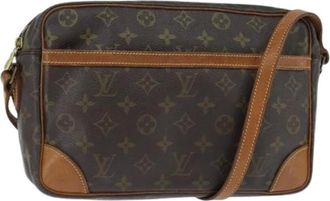 Louis Vuitton Pre-owned Cross Body Bags, female, Brown, Size: ONE SIZE Pre-owned Vintage Canvas Crossbody Bag