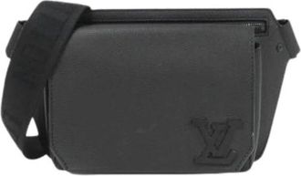 Louis Vuitton Pre-owned Vintage Schoudertas - unisex - Vintage Heuptassen - Zwart - ONE Size - Leer - Vintage