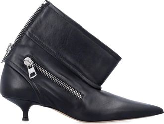 J.W.Anderson Heeled Boots, female, Black, 4 UK, Black Closed Biker Ankle Boots