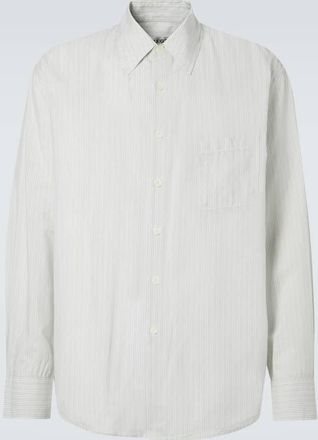 Our Legacy Above striped cotton-blend shirt