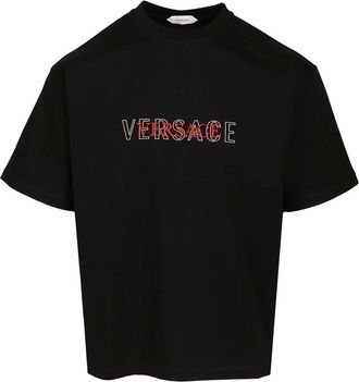 Versace Hombre, Camisetas, Negro, Talla: XL
