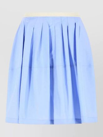 Marni cotton skirt knee length pleated design