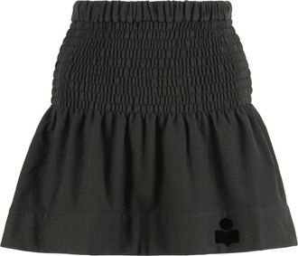 Isabel Marant Rokken, Dames, Zwart, M, Katoen, Pacifica Jersey Skirt