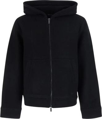 Emporio Armani Em 006436 Af 29844 Zip-through Hoodie - Heren - Vesten met rits - Zwart - L - Katoen - Hoodies & sweatvesten