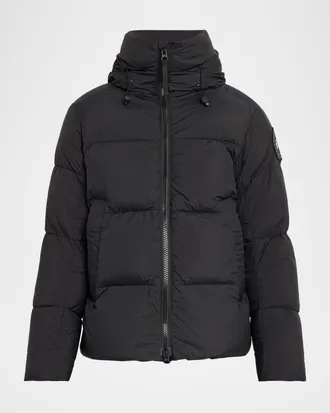 Canada Goose Men & apos;s Crofton Matte Nylon Hooded Puffer Jacket