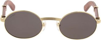 Cartier Stijlvolle zonnebril voor modieuze looks - Heren - Zonnebrillen - Bruin - ONE Size - Accessoires