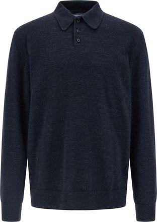 Maison Margiela Suede Patch Polo Shirt