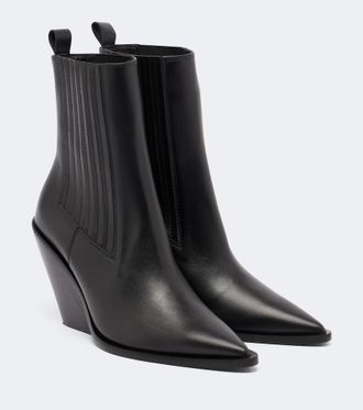 Souliers Martinez Vegas leather ankle boots