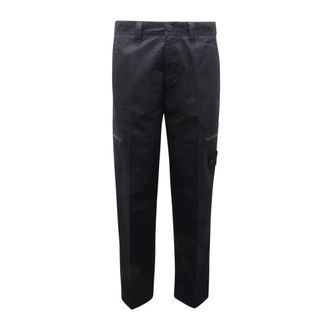 Stone Island Chinos, male, Blue, Size: W31 Ghost Regular Cargo Pants