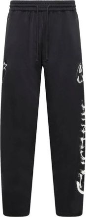 Yohji Yamamoto Chito Graphic Track Pants - Heren - Sweatpants - Zwart - L - Broeken