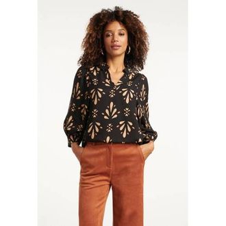 Smashed Lemon top zwart