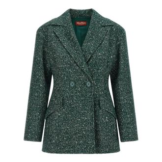 Max Mara Civada Blazer - Jackets - Mujer - Verde - 2XS