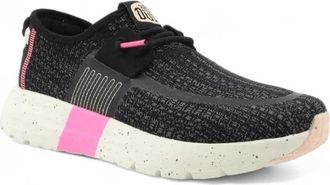 Hey Dude Sirocco Sport Stripe - Heren - Sneakers - Zwart - 40 EU - Schoenen