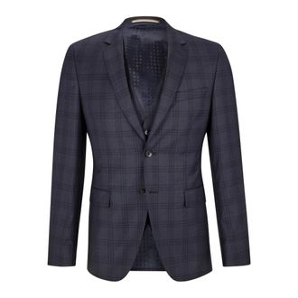 HUGO BOSS Kostuums, Heren, Blauw, XL, Driekwart pak