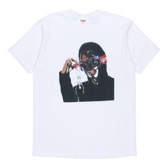 SUPREME SS19 Creeper Tee White Character Printing Short Sleeve Unisex SUP-SS19-228