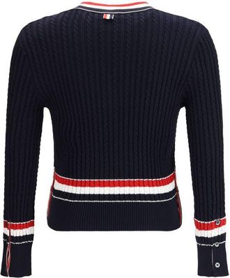 Thom Browne Mens Blue Cotton Sweatshirt Clothing