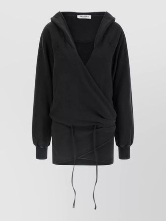 The Attico cotton hooded mini dress