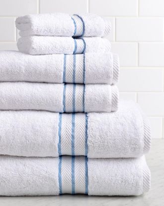 Superior Long-Staple Combed 6Pc Solid Turkish Cotton Towel Set