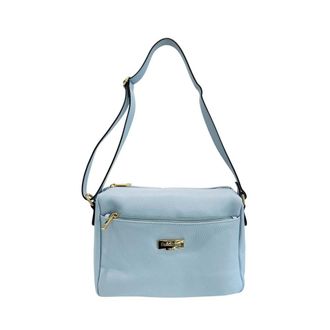 Baldinini Blue Cowhide Crossbody Womens Bag